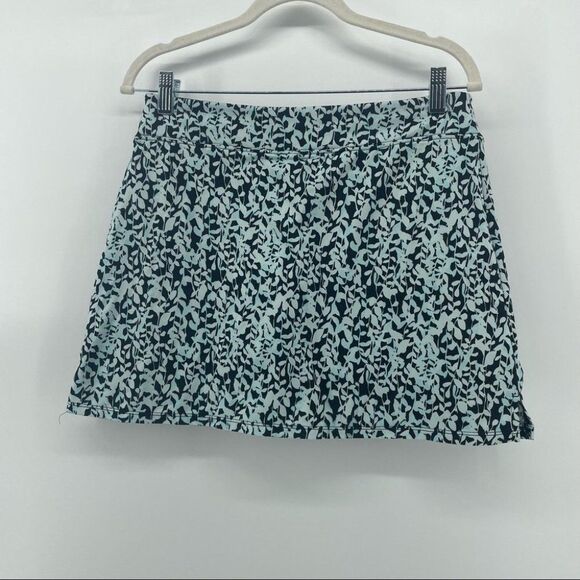 Tranquility Athletic Skort‎ Leaf Print Activewear Skirt  Shorts Liner Pickleball - Picture 3 of 4